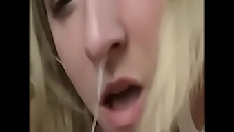 Marie Madison Chokes On Cock And Snorts Cum