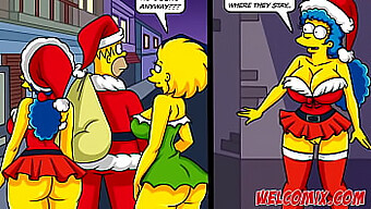 Şenlikli Bir Tabu: Simpson'Un Ailesi Riskli Bir Noel Hentai Macerasında