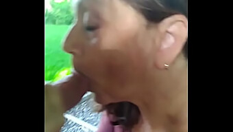 Pov Neighbor Brings Morning Relief To Annie In The Form Of A Mouthful Of Cum.