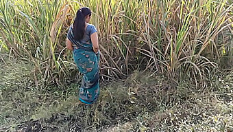 Indian Beauty Komal Gets Brought Into A House After Urinating In A Field And Has Sex