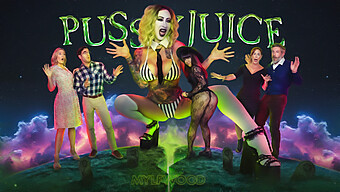 Lily Lane Y Amigos En Una Sesión De Sexo Con Cosplay Temática De Beetlejuice