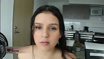 Latina Stepsister Teases And Gets Fucked By Her Stepbrother